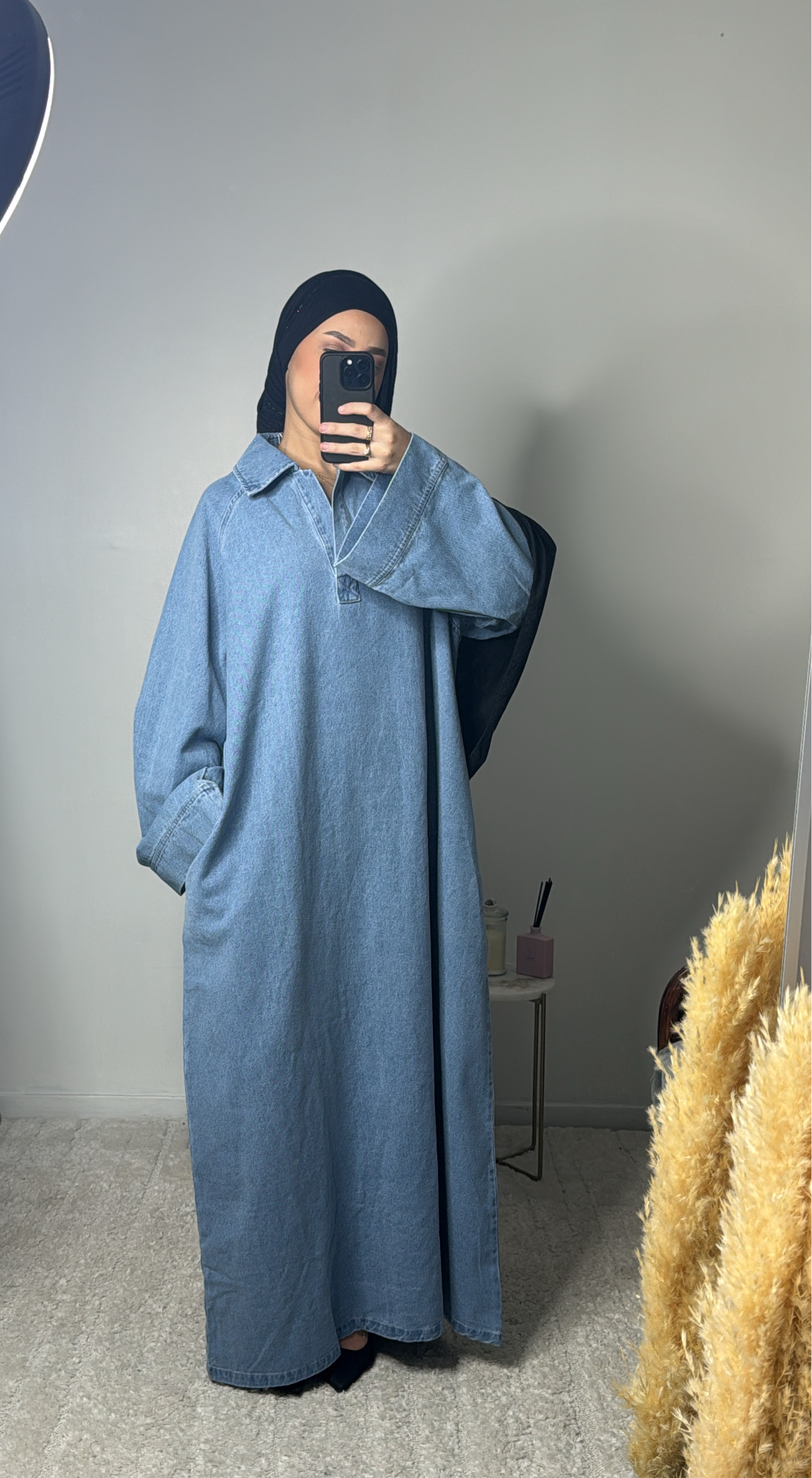 Robe en jeans